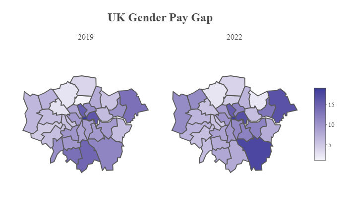 UK Gender Pay Gap, London